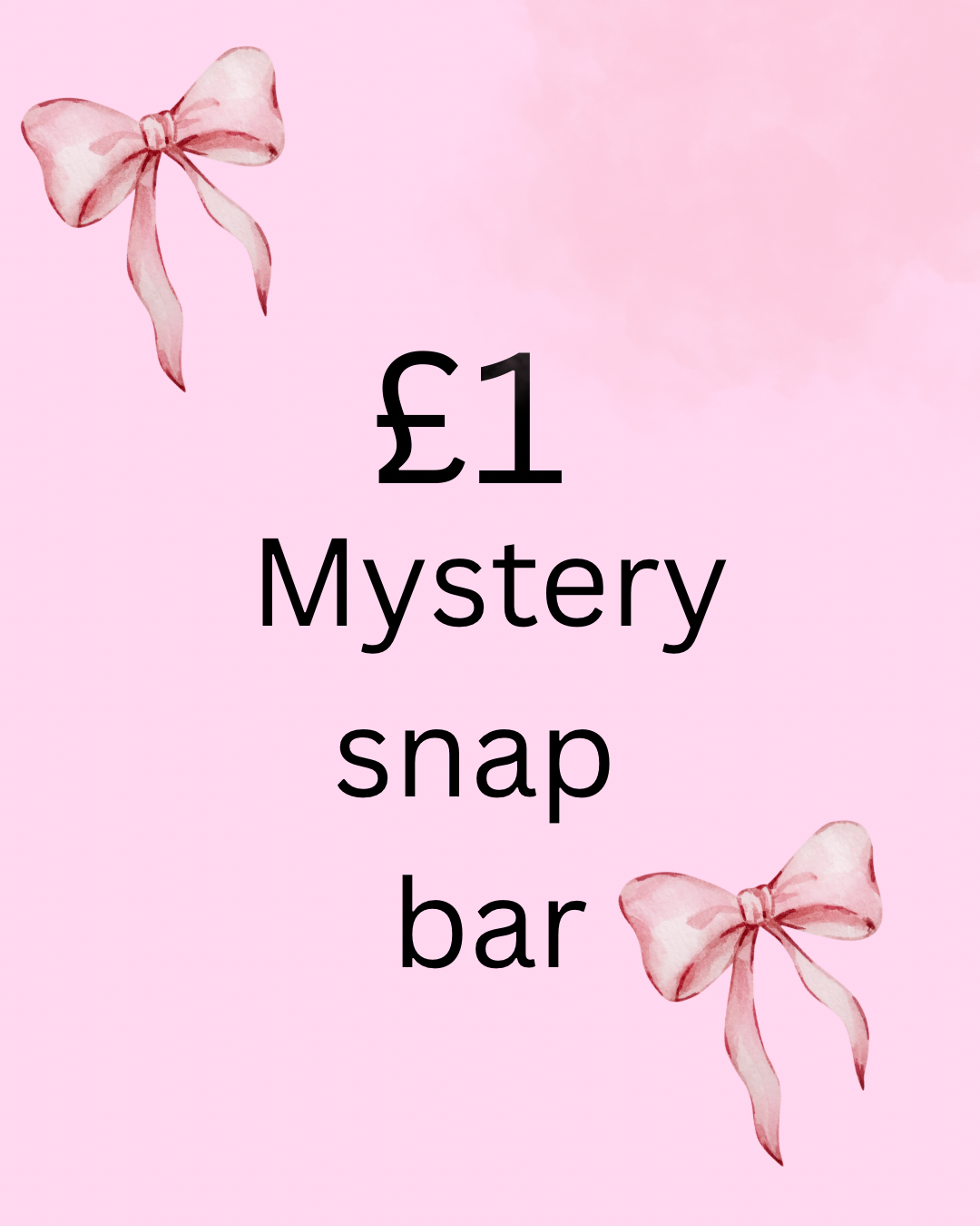 £1 mystery snap bar