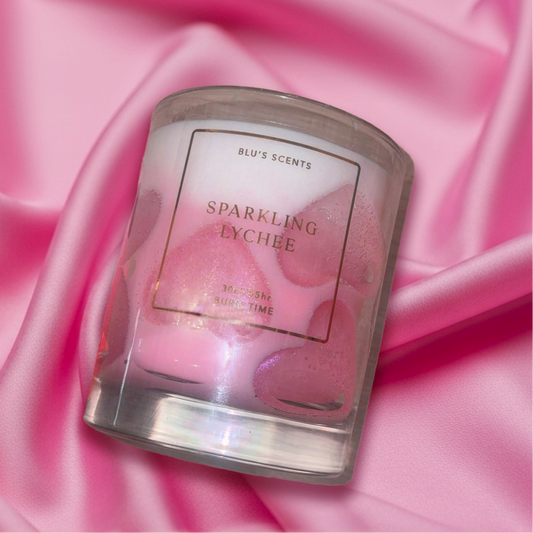 Sparkling lychee candle